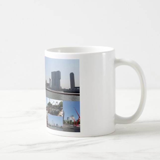 Caneca De Café Colagem fotográfica Roterdão 3 (Direita)