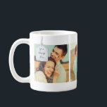 Caneca De Café Colagem Personalizada de Fotos de Casamento de Men<br><div class="desc">Crie um presente perfeito para os membros festas de casamento, a família ou os amigos. Esta caneca de café está pronta para ser personalizada com três das suas fotos em forma quadrada favoritas e apresenta uma etiqueta branca que está pronta para ser personalizada com a sua própria mensagem ou um...</div>