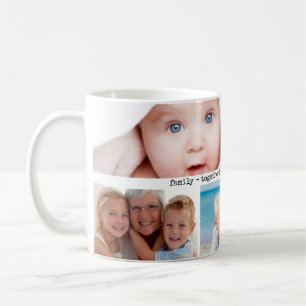 Caneca De Café Colagem Personalizada de Fotos Personalizada