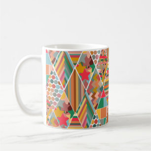 Caneca de Café Colcha Louca Boho