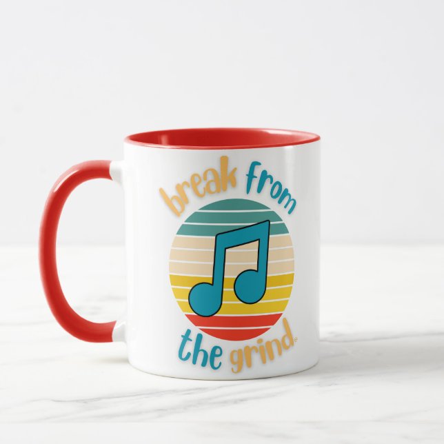Caneca de Café Colcheia (Esquerda)