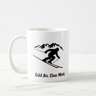 Caneca De Café "Cold Air. Clear Mind."