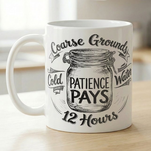 Caneca De Café Cold-Steep Coffee Recipe Overnight  (Criador carregado)