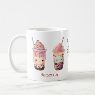Caneca De Café Coleção Boba Bubble Tea Lover