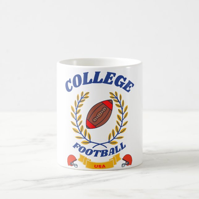 Caneca De Café Coleção College Football USA (Centro)