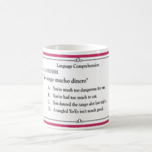 Caneca De Café Coleção da língua - #2 espanhol