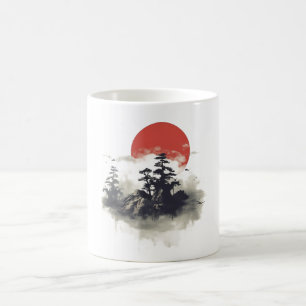 Caneca De Café Coleção de Estilos Japoneses