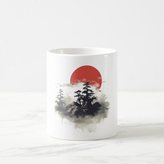 Caneca De Café Coleção de Estilos Japoneses (Centro)