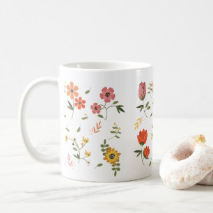 Caneca De Café coleção de flores