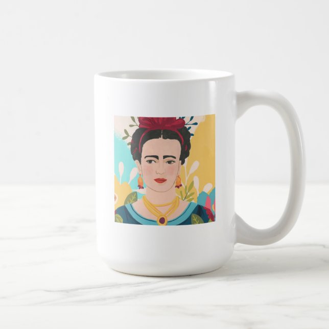 Caneca De Café Coleção de Jardins de Frida (Direita)