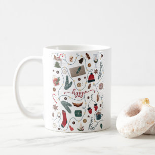 Caneca De Café Coleção de Natal Hygge