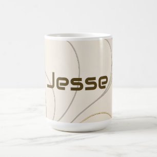Caneca De Café Coleção de Padrões Modernos de Yoga de Luxo  