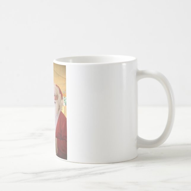 Caneca De Café Coleção de Papais noeis Elegantes. (Direita)