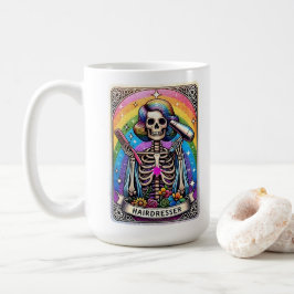 Caneca De Café Coleção de Placas Tarot do Hairdresser