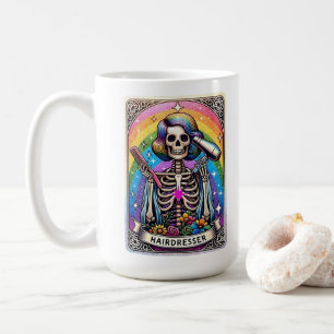 Caneca De Café Coleção de Placas Tarot do Hairdresser