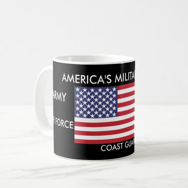 CANECA DE CAFÉ COLEÇÃO DE PRESENTES MILITARES (Frente Esquerda)