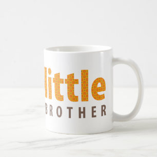 Caneca De Café COLEÇÃO DE SIBLINGS - irmãozinho {laranja}