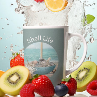 Caneca De Café Coleção de Vida da Serenity Shell em Seaside