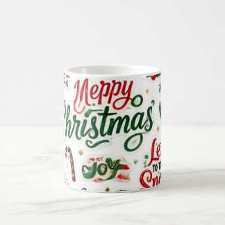 Caneca De Café Coleção Festiva de Vinheta de Natal - Whimical H