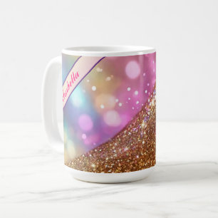 Caneca De Café Coleção Holográfica Popular Opal da Glitter
