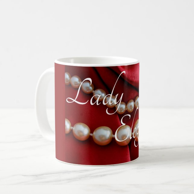 Caneca De Café Coleção Lady Elegance (Frente Esquerda)