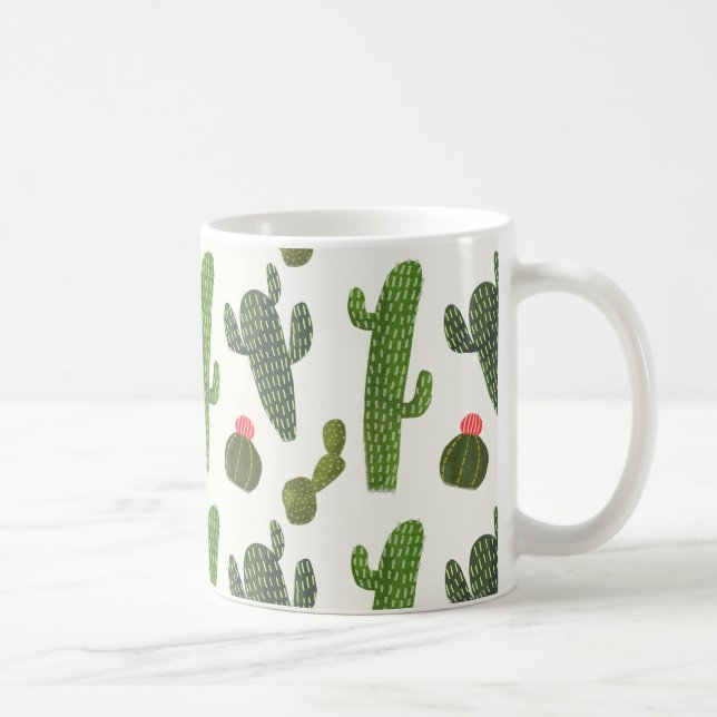 Caneca De Café Coleção Llamarama | Cute Cactus (Direita)