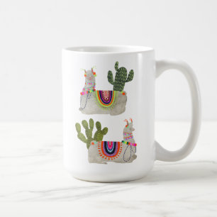 Caneca De Café Coleção Llamarama  Lamas sorridentes