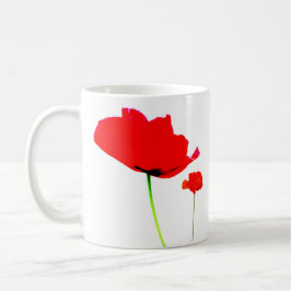 Caneca De Café Coleção POPPY 06 Cã Cerâmica Branca