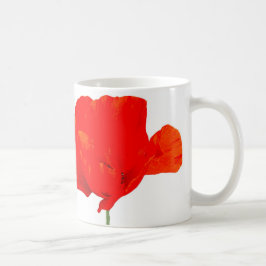 Caneca De Café Coleção POPPY 06 Cã Cerâmica Branca