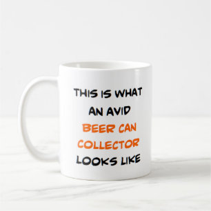 Caneca De Café colecionador de lata de cerveja, ávido
