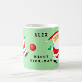Caneca De Café Colecionável de Natal de Kickball Personalizado