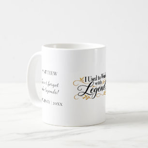 Caneca De Café Colega com quem eu costumava trabalhar com Lendas