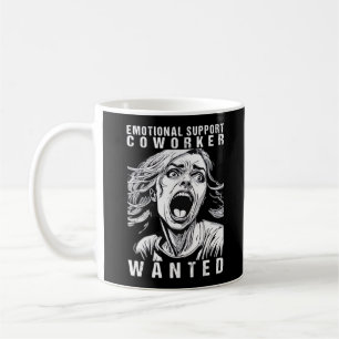 Caneca De Café Colega de Ajuda Emocional - Esvaziamento de Escrit