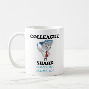 Caneca De Café Colega Shark Doo Doo Doo