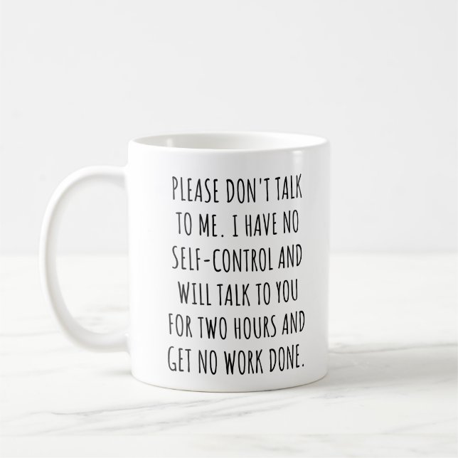 Caneca De Café Colegas de trabalho e colegas Dito engraçado de tr (Esquerda)