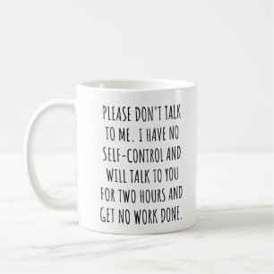 Caneca De Café Colegas e colaboradores Engraçados Dizem Trabalho