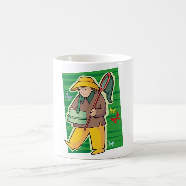 Caneca De Café Coletor de Borboletas (Criador carregado)
