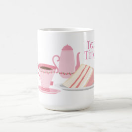 Caneca De Café Coletor de Chá Cor-de-Rosa