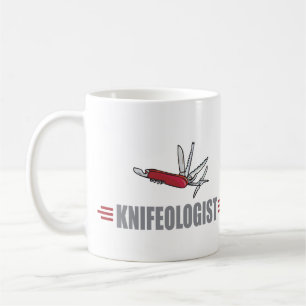 Caneca De Café Coletor de Faca Humorístico
