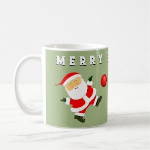Caneca De Café Coletor de Natal do Kickball