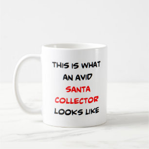 Caneca De Café coletor de papais noeis, ávido