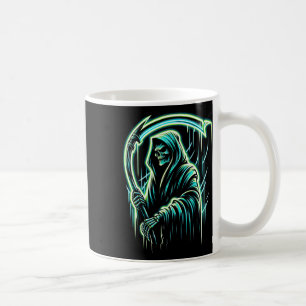 Caneca De Café Coletor Skeleton Caveira Legal Halloween Heavy Met