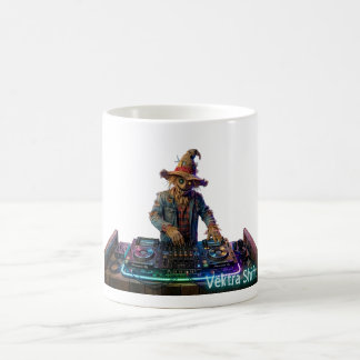 Caneca De Café Colheita Neon Medo Corvo Vektra Shift