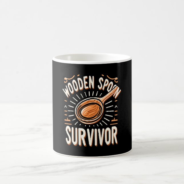 Caneca De Café Colher de pau Sobrevivente (Centro)