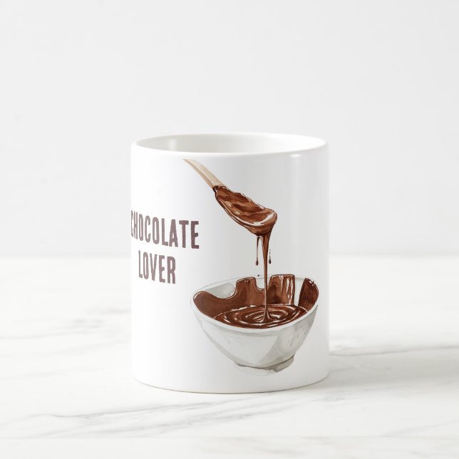 Caneca De Café Colher de Tigela de Amante de Chocolate (Centro)