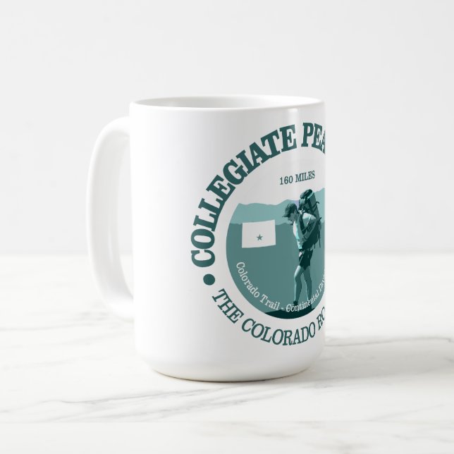 Caneca De Café Collegiate Peaks Loop (T) (Frente Esquerda)