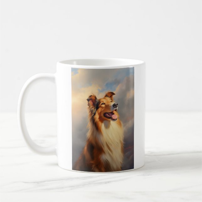 Caneca De Café Collie grosso / Collie escocês (Esquerda)