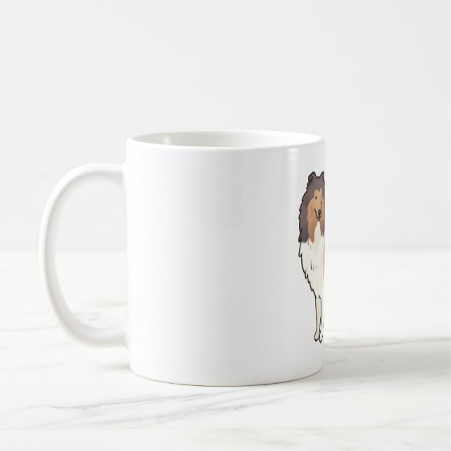 Caneca De Café Collie Magic (Esquerda)