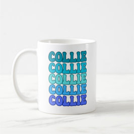 Caneca De Café Collie Mug Colorido