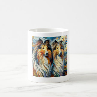 Caneca De Café Collie Paw Casso